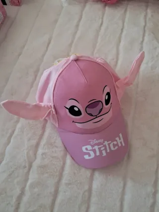Boné Angel Stitch Disney 3/5 anos _ novo