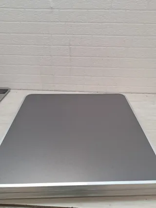 Mesa plegable AKTIVE aluminio y 4 taburetes