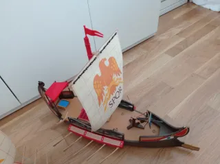 Flota 3 Galeras Romanas Playmobil