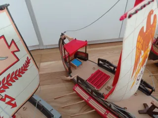 Flota 3 Galeras Romanas Playmobil