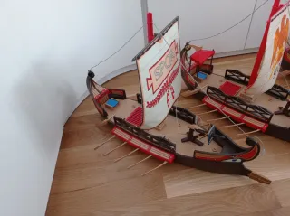 Flota 3 Galeras Romanas Playmobil