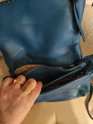 Bolso azul sin estrenar