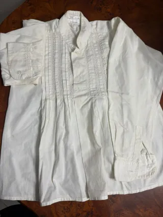 Camisa fallero niño blanca