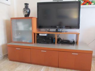 MOBILE SALA CON TAVOLO CALLIGARIS IN CILIEGIO