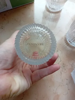 Brandani Bicchieri 4 Pezzi plisse