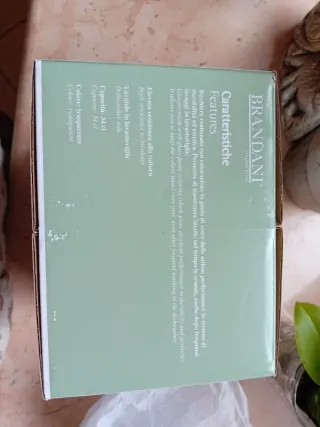 Brandani Bicchieri 4 Pezzi plisse