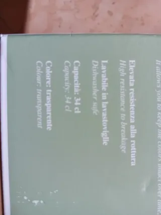 Brandani Bicchieri 4 Pezzi plisse