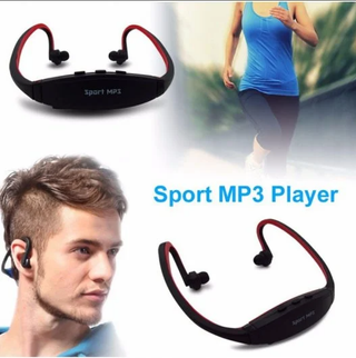 Reproductor MP3 FM Deportivo Auriculares Rosa