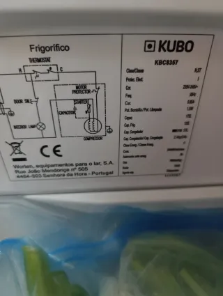 Necesito Cajón  de congelador nevera KUBO