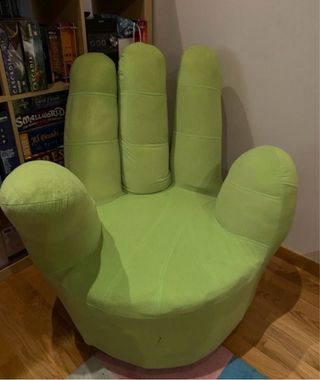 Sillón divertido forma de mano