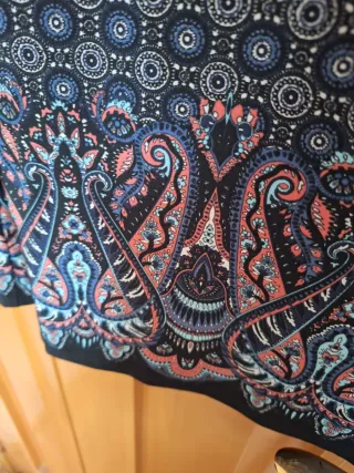 Vestido corto estampado