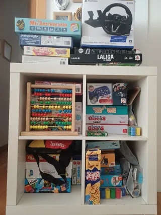 Mueble Almacenaje Cubo Blanco