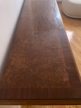 Mesa libro de madera