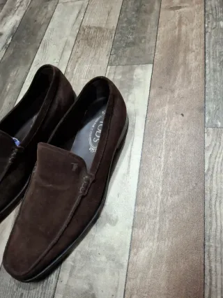 Mocassini Tod's uomo camoscio 41.5