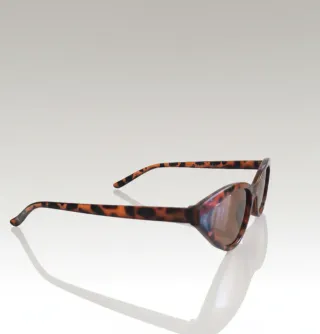 Occhiali da sole Cat-Eye Vintage Tartarugati