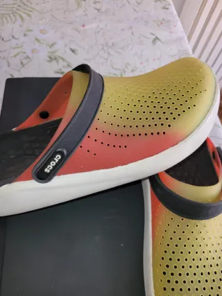 Chanclas Crocs T45 Rojo/Amarillo