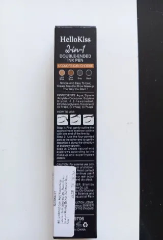 Lápiz de cejas líquido 2 en 1