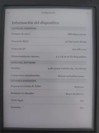 E-book Kobo Aura H2O Edition 2