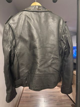 Chaqueta de cuero AMI Rockabilly Negra