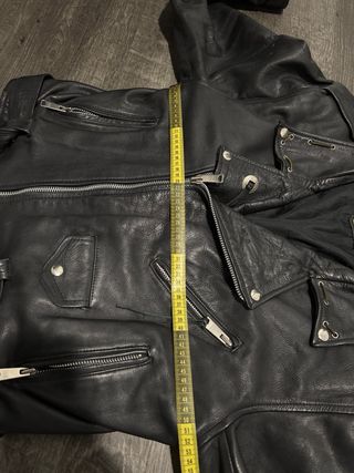 Chaqueta de cuero AMI Rockabilly Negra