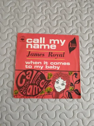 Disco vinilo Call my name James Royal