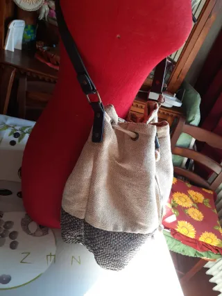 Borsa Timberland estiva beige e marrone