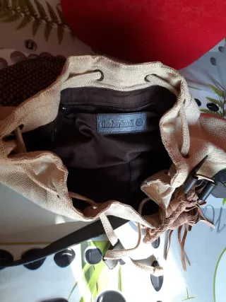 Borsa Timberland estiva beige e marrone