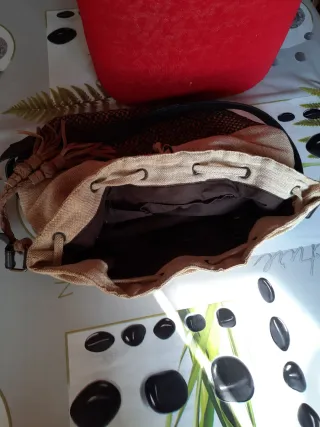 Borsa Timberland estiva beige e marrone