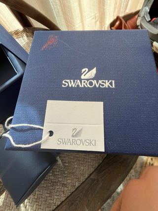 Reloj Swarovski City Oro Rosa y Cuero Negro