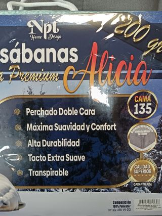Juego de sábanas coralina 135