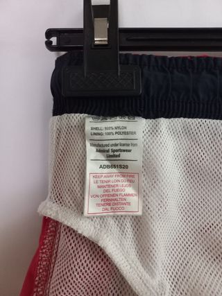 Costume da bagno Admiral ragazzo rosso