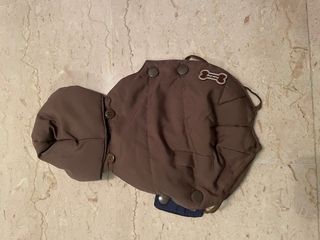 Cappotto cane reversibile con cappuccio