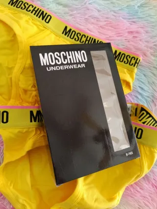 2 Calzoncillos Moschino Algodón Talla S