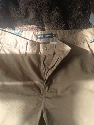 Pantalones Vans Slim Beige Talla 30.