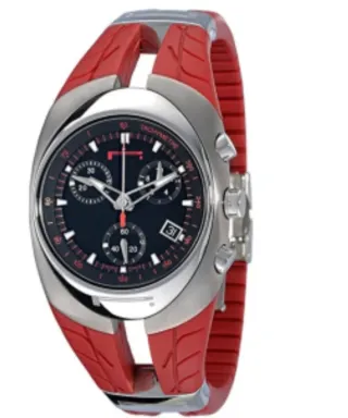 Orologio Pirelli Tempo Cronografo Nero Rosso
