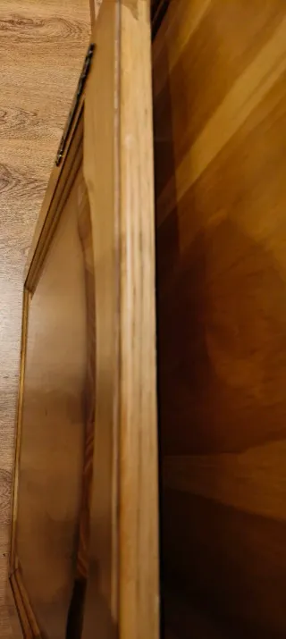 Dos puertas para frigorífico de madera