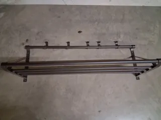 Perchero zapatero metálico