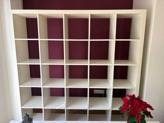 Mueble TV y Estantería Blanca Ikea