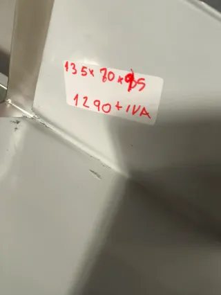 MESA FRIA 135 CM NUEVA