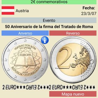 Monedas de 2 euros de Austria