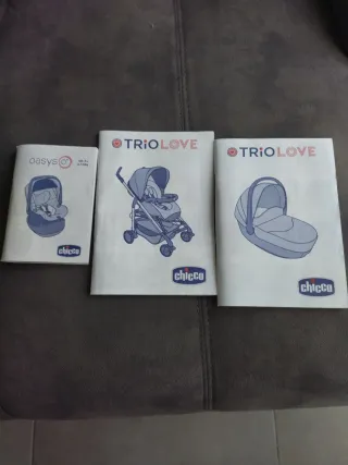 Carro Chicco Trio Love Rojo