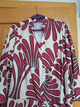 Vestido largo estampado verano