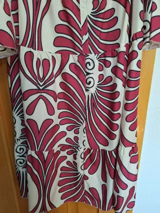 Vestido largo estampado verano