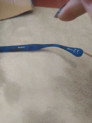 Occhiali da sole blu militare