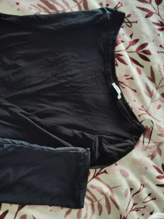 Lote 2 Camisetas Lycra Negro Talla L