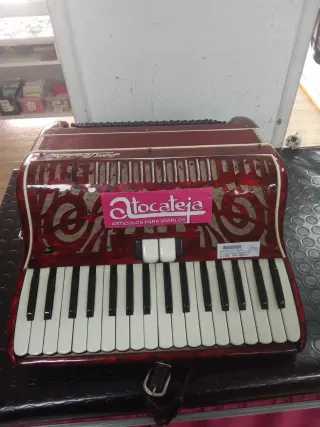 Fisarmonica Super Stradella Rosso 120 Bassi