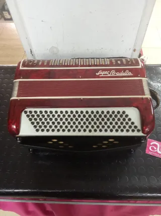 Fisarmonica Super Stradella Rosso 120 Bassi