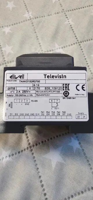 Controlador Temperatura Eliwell TelevisIn