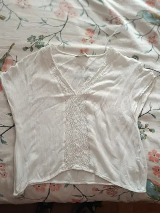 Camiseta blanca talla S
