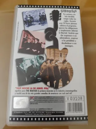 VHS The Beatles que noche la de aquel día